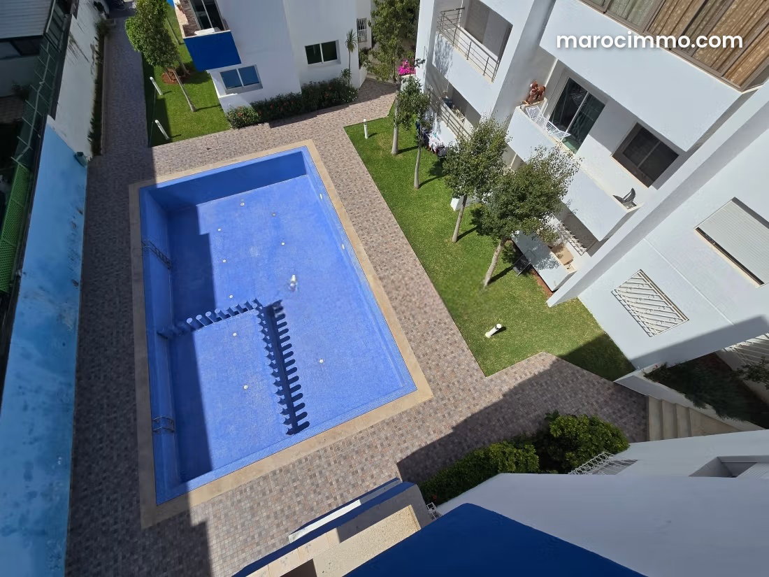 Appartement vue mer avec piscine à El Mansouria — El Mansouria
