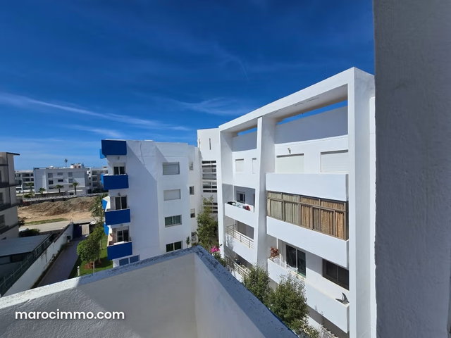 Appartement meublé 2 chambres avec piscine – à 5 min de la plage El Mansouria – location courte et longue durée — 2