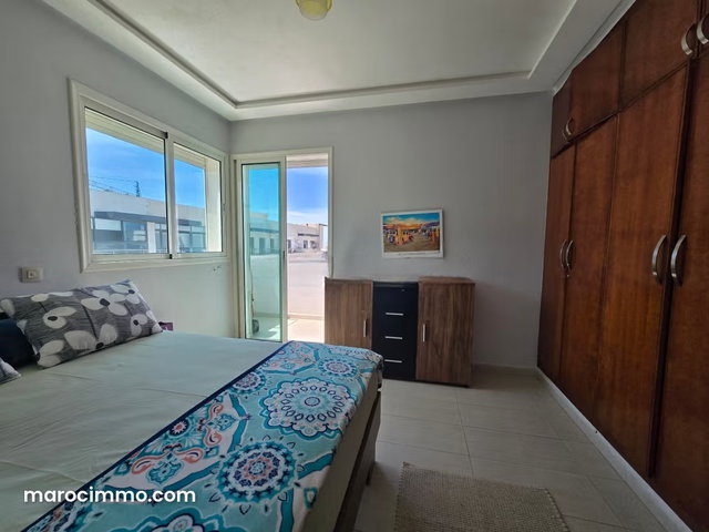 Appartement meublé 2 chambres avec piscine – à 5 min de la plage El Mansouria – location courte et longue durée — 5