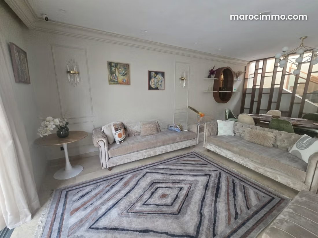 Villa meublée 400 m², piscine et jardin, Ville Verte Bouskoura — Bouskoura