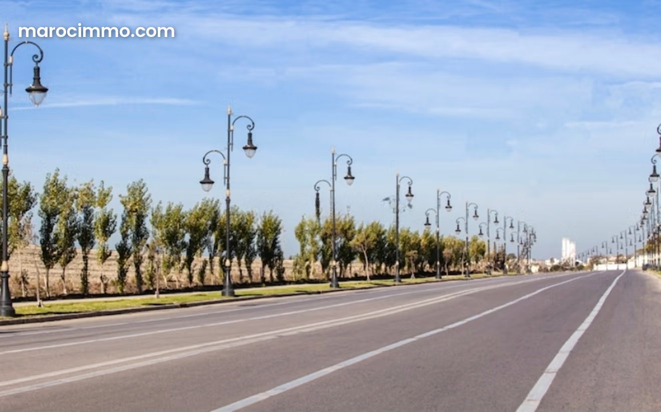 Terrain 2100 m² Route Achakar, Boukhalef, Tanger — Tanger
