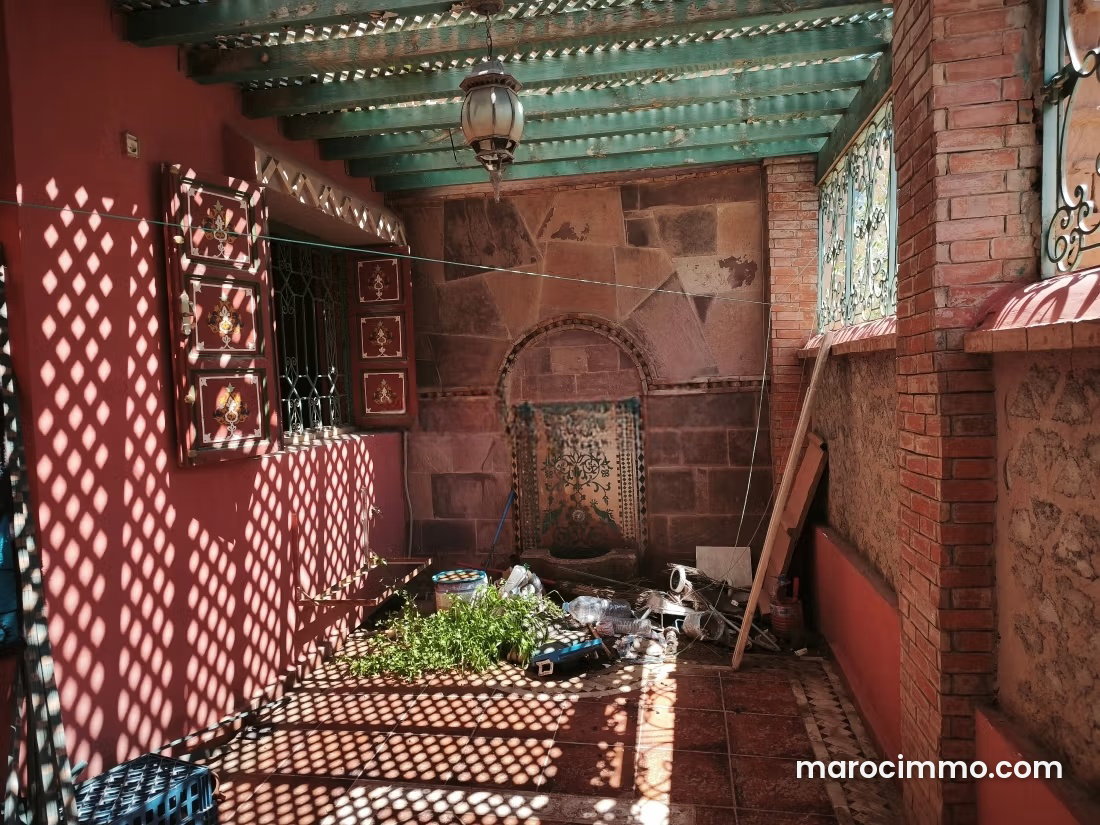 Appartement à Bab Ighli Marrakech avec terrasse et vue montagne — Marrakech
