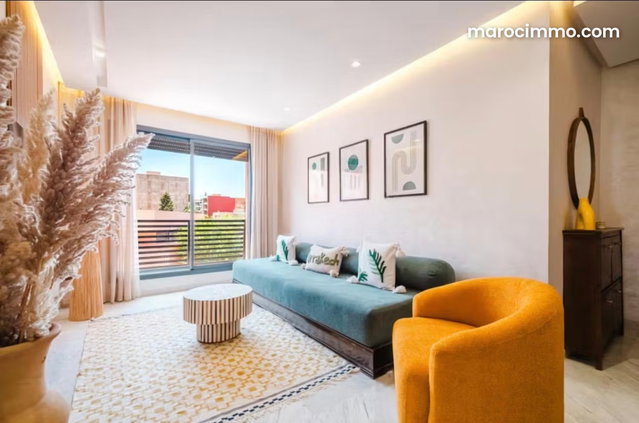 Bel appartement à vendre à Guéliz. 2 chambres agréables. Bien meublé — 2