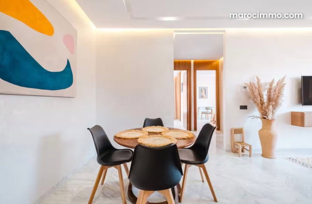 Bel appartement à vendre à Guéliz. 2 chambres agréables. Bien meublé — 5