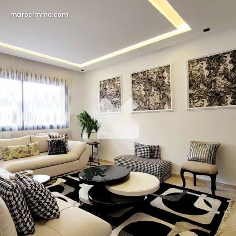 Furnished 70 m², 1-Bedroom Apartment, Ferme Bretonne, Casablanca — Casablanca