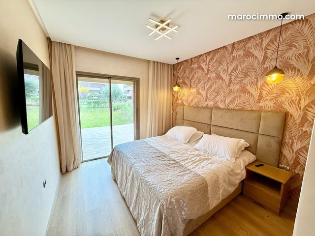 Apprt meublé Rez de jardin à louer Prestigia kech — 3