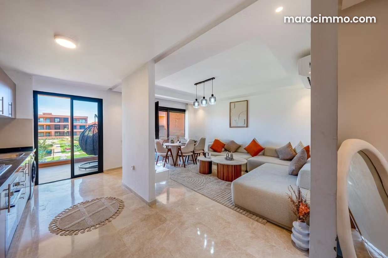 90 m² Apartment, 2 Bedrooms, Amezmiz Road, Marrakech — Marrakesh