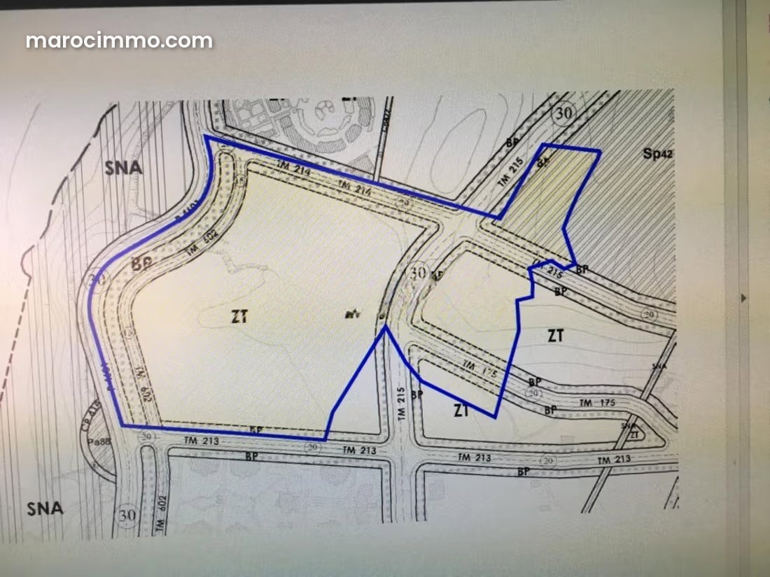 12 ha Tourist Land with Ocean Views, Achakar, Tangier — Tangier