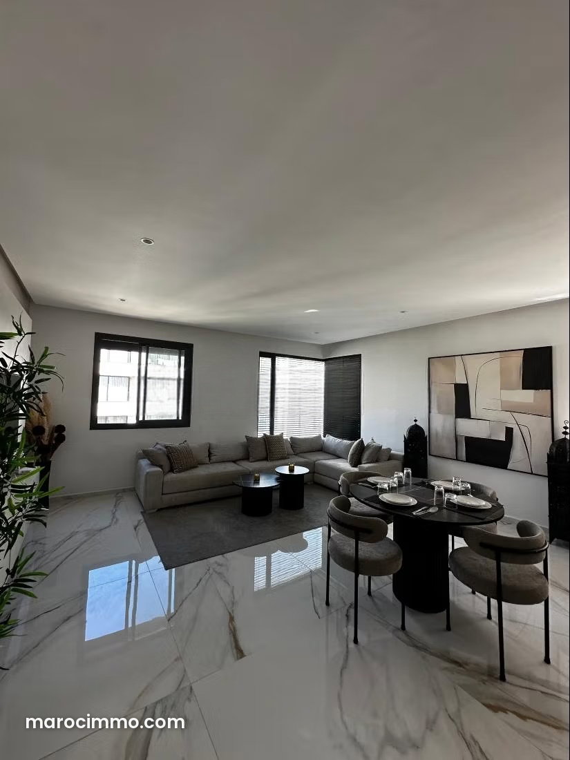 90 sqm Furnished Apartment, 2 Bedrooms, Malabata, Tangier — Tangier