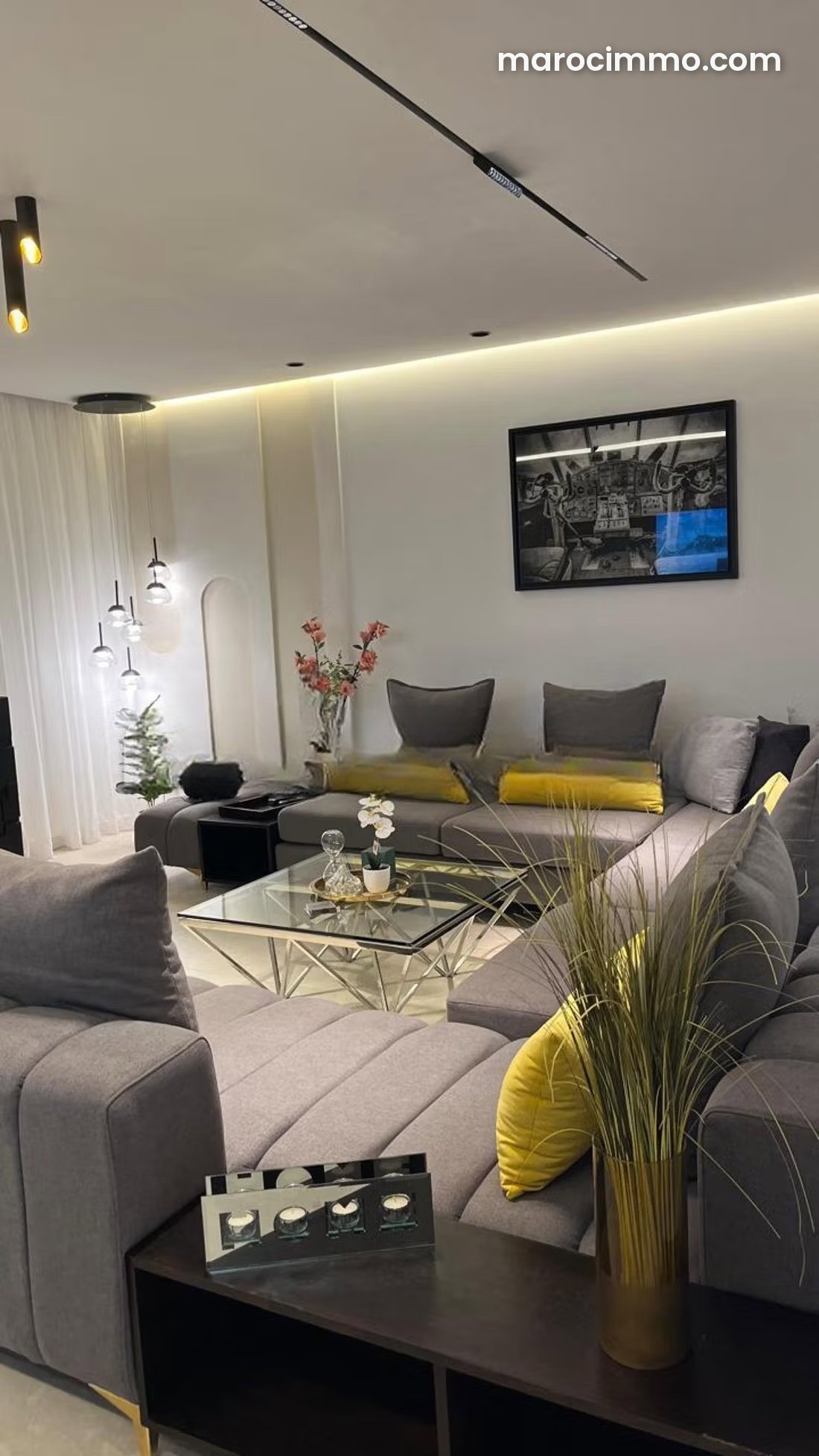 Furnished 120 m² Apartment with Sea View, De La Plage, Tangier — Tangier