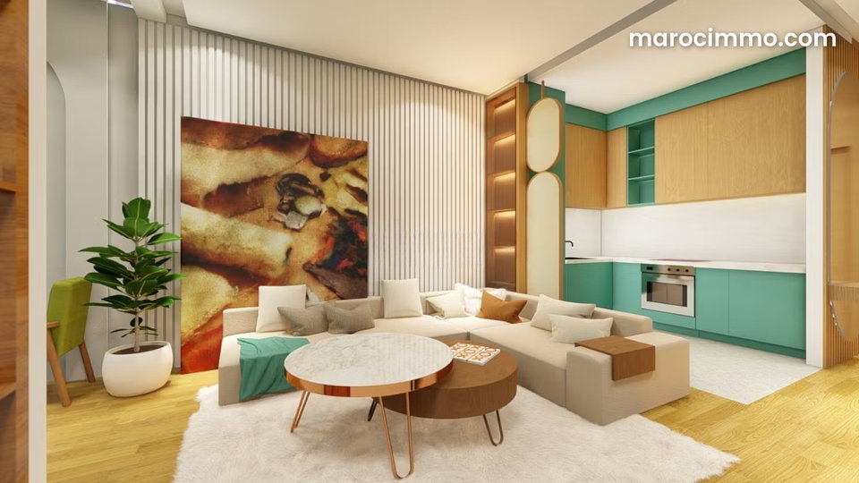 Appartement à vendre à Maârif. 1 chambre. Meublé