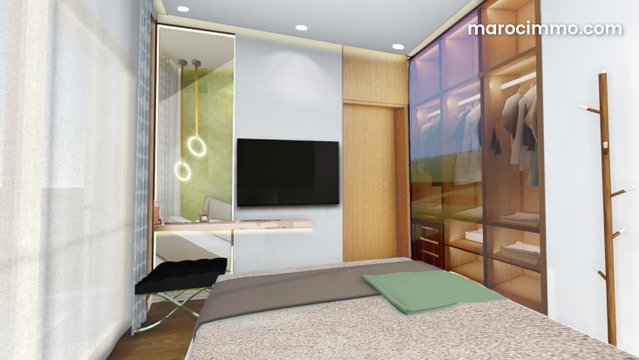 Appartement à vendre à Maârif. 1 chambre. Meublé — 4
