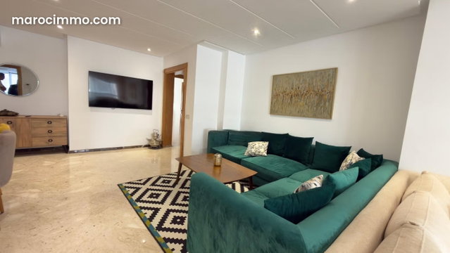 Appartement 3ch meublé à louer longue durée – 150 m² – front de mer dar bouazza — 5