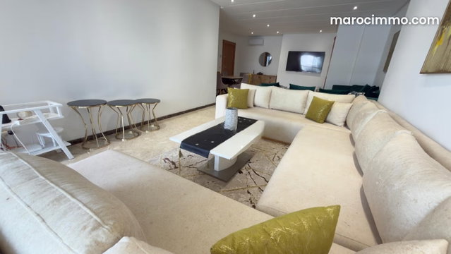 Appartement 3ch meublé à louer longue durée – 150 m² – front de mer dar bouazza — 3