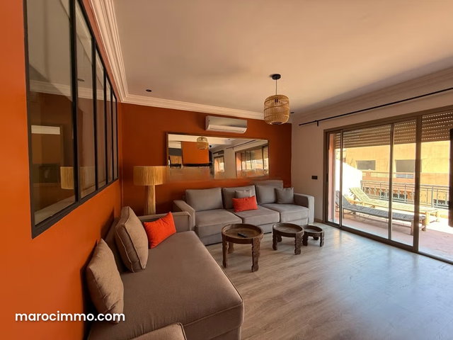 Superbe appartement à vendre à Guéliz. 3 chambres agréables. Meublé — 2