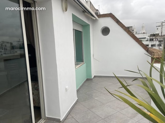 Dernier etage terasse soleil proche catedrale et parc de la ligue arabe — 2