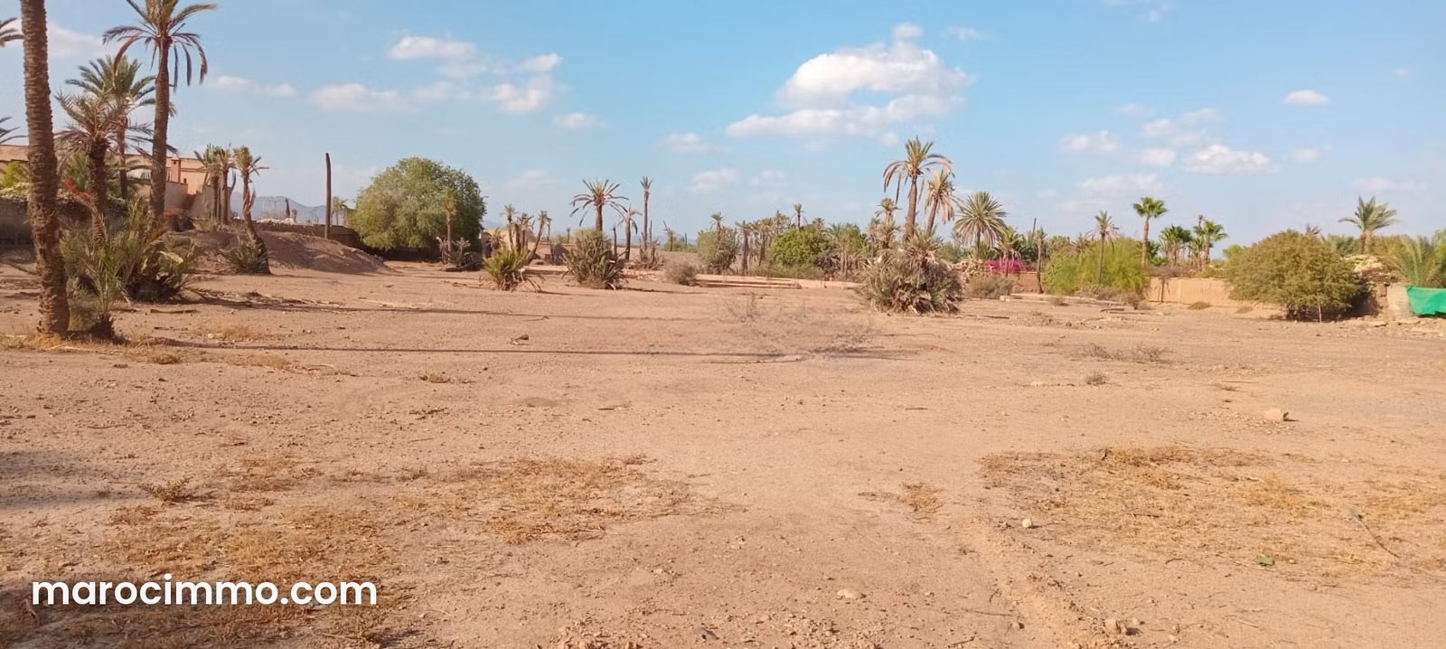 أرض بناء نادرة بحي النخيل في مراكش — مراكش