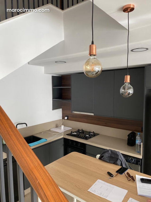 Appartement en location à Bouskoura. 3 pièces. Meublé — 3