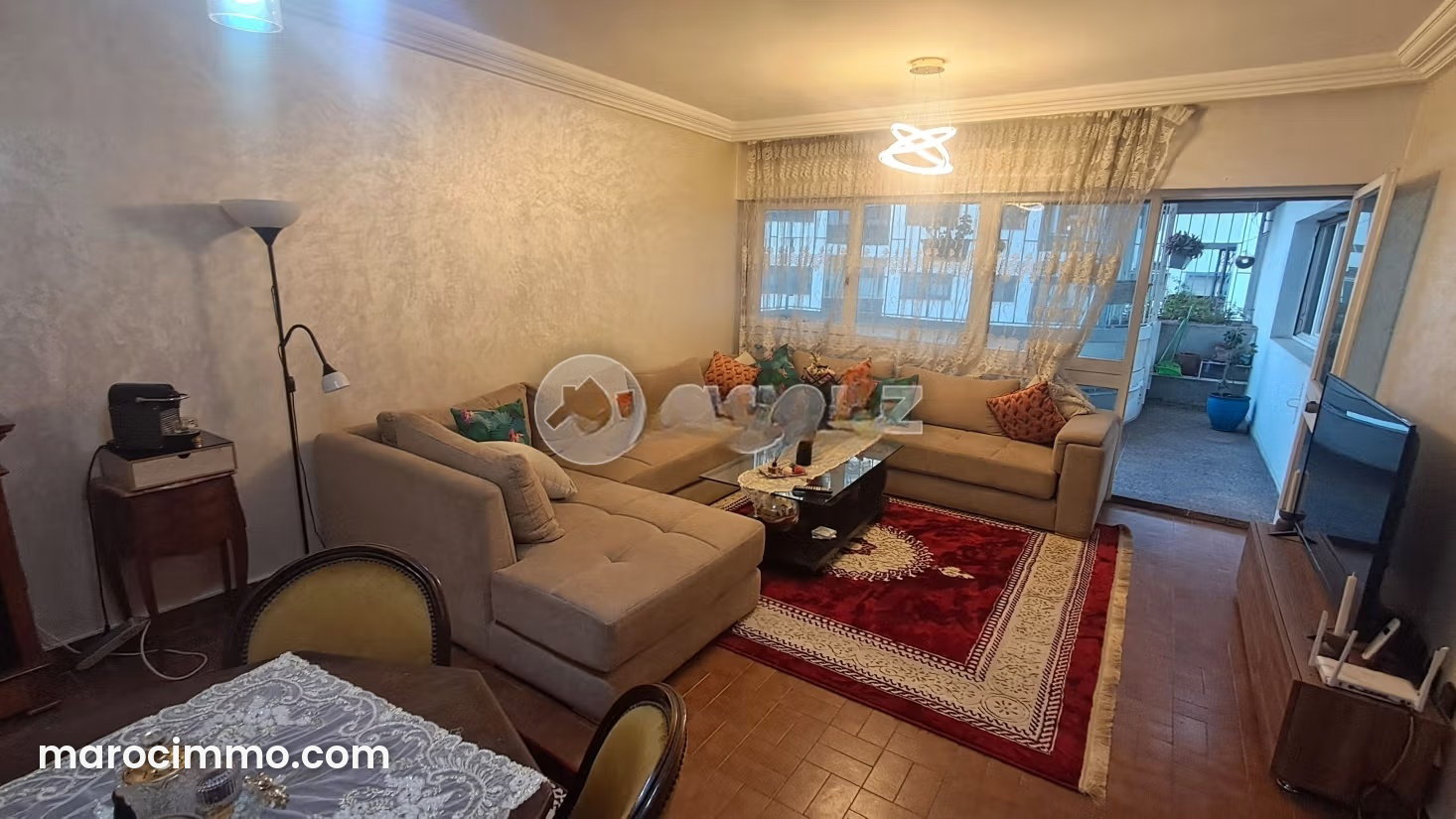 Bright 106 sqm apartment for sale in Belvédère, Casablanca — Casablanca