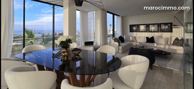 Luxurious Apartment for Rent in Ain Diab. 135 m². Elevator and Parking Spaces — 2