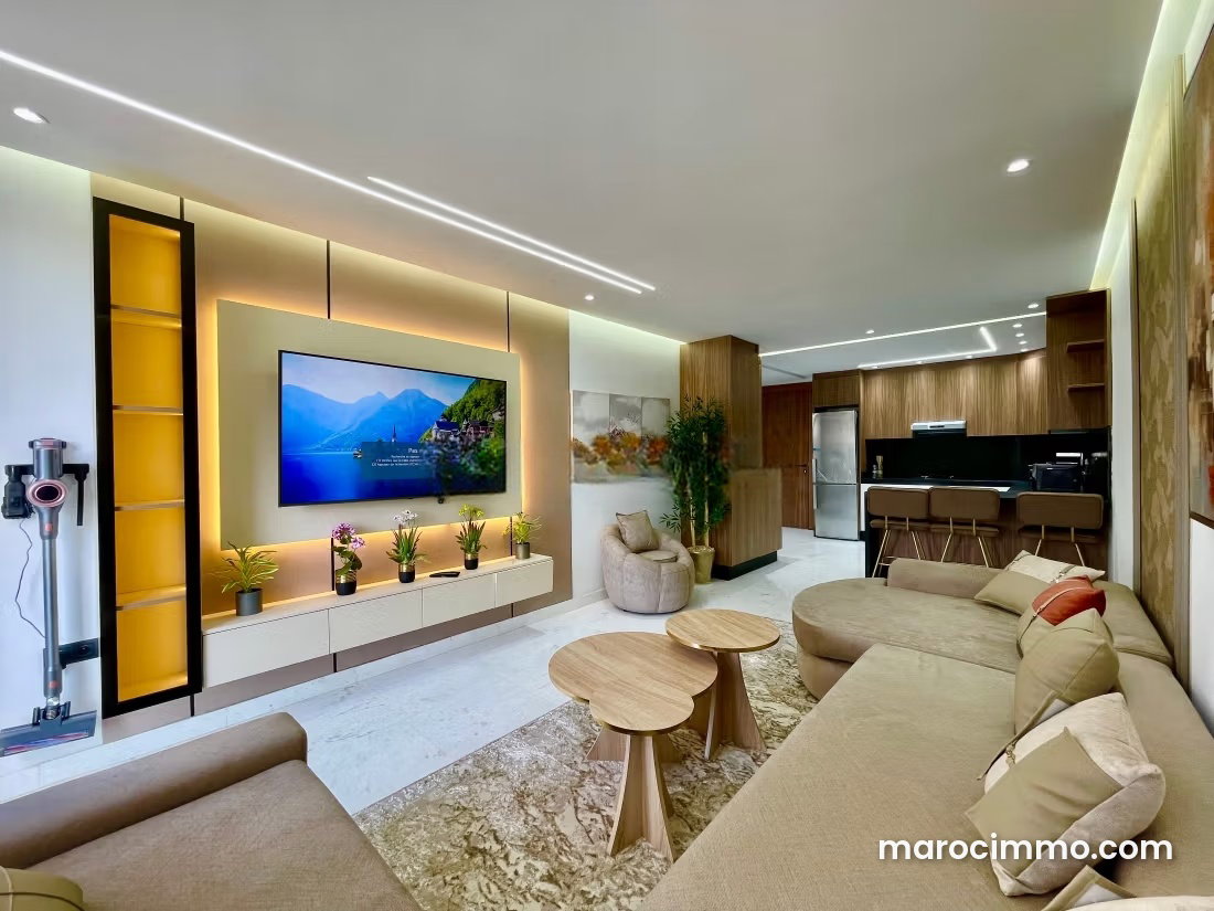 Studio luxe 58m² neuf dernier étage