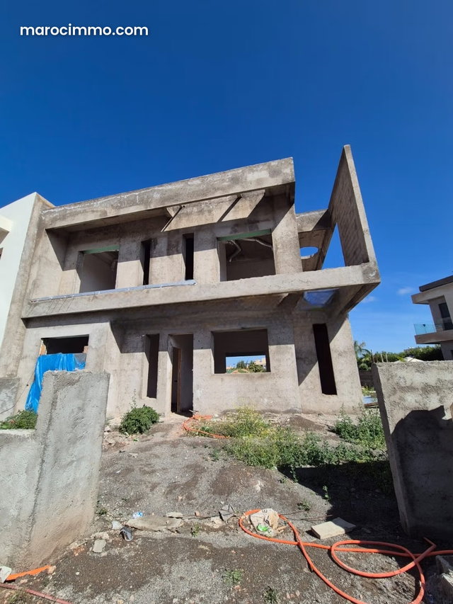 Argane golf, villa semi finie de 320 m2 hab sur un terrain de 955 m2 avec jouissance privative — 2