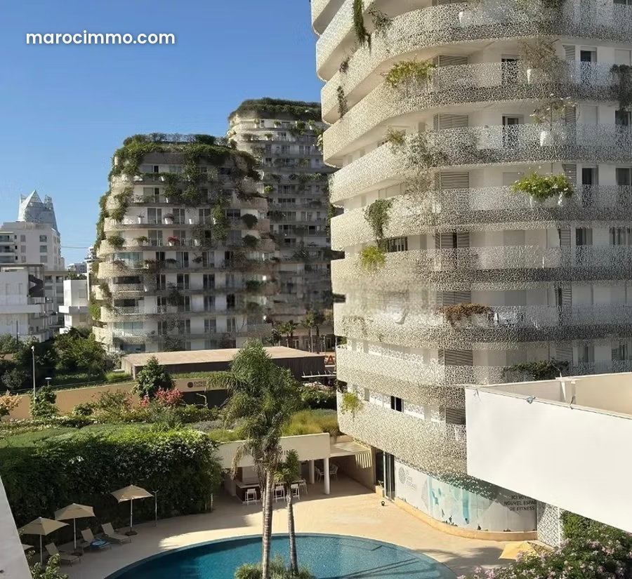 Appartement 140 m², 2 chambres avec terrasses, Casablanca Finance City — Casablanca