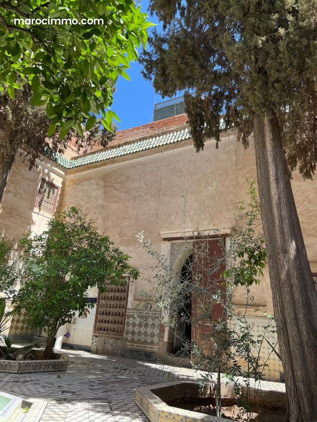 Riad titré à vendre proche du musée benyoussef — 3