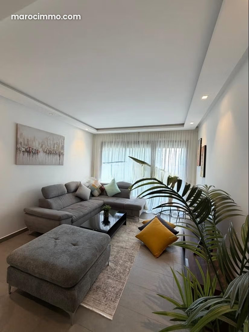 Furnished 1-Bedroom Apartment with Terrace in Casablanca Finance City — Casablanca