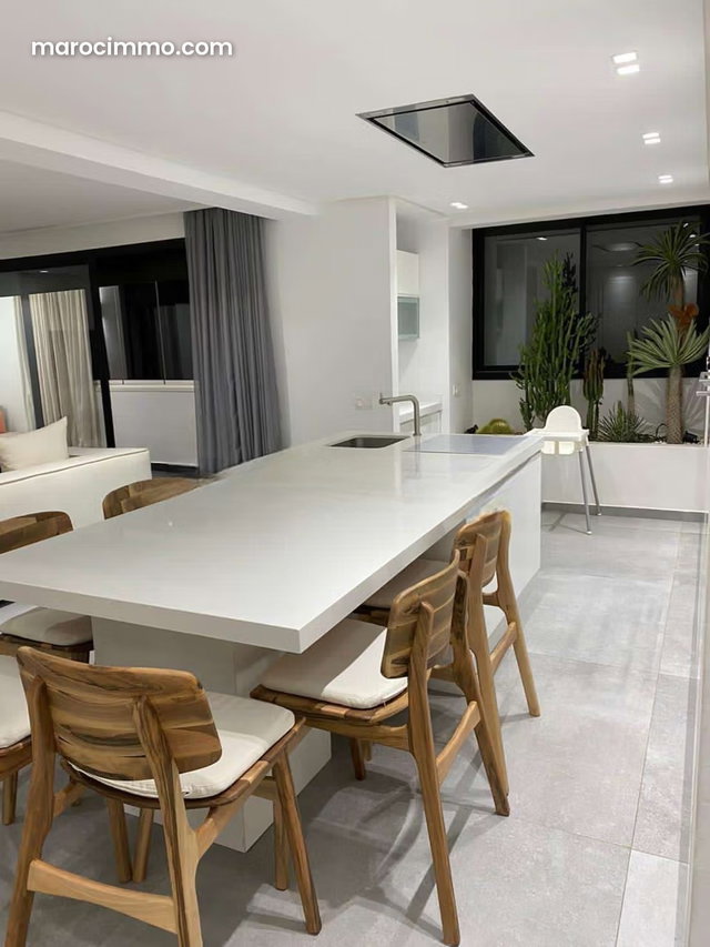 Louez cet appartement à Guéliz. Surface totale 180 m² — 3