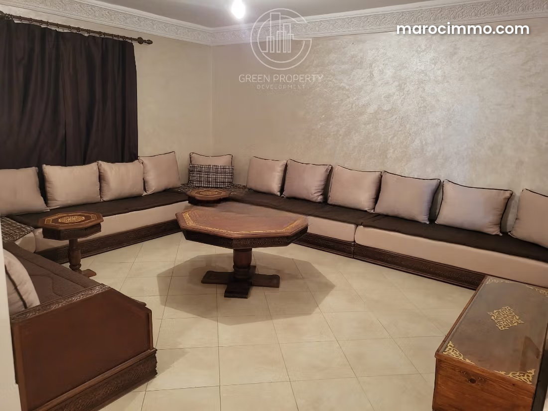 شقة بحديقة خاصة للإيجار بحي المدينة الجديدة في الصويرة — الصويرة