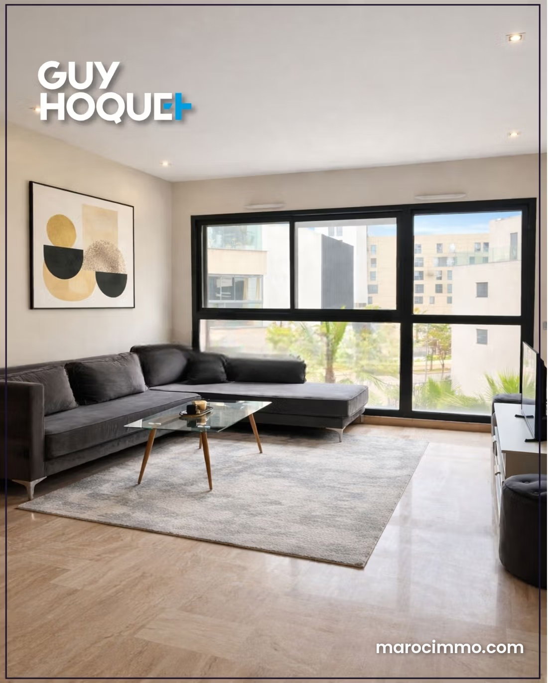 Furnished apartment for rent in Casablanca Finance City — Casablanca