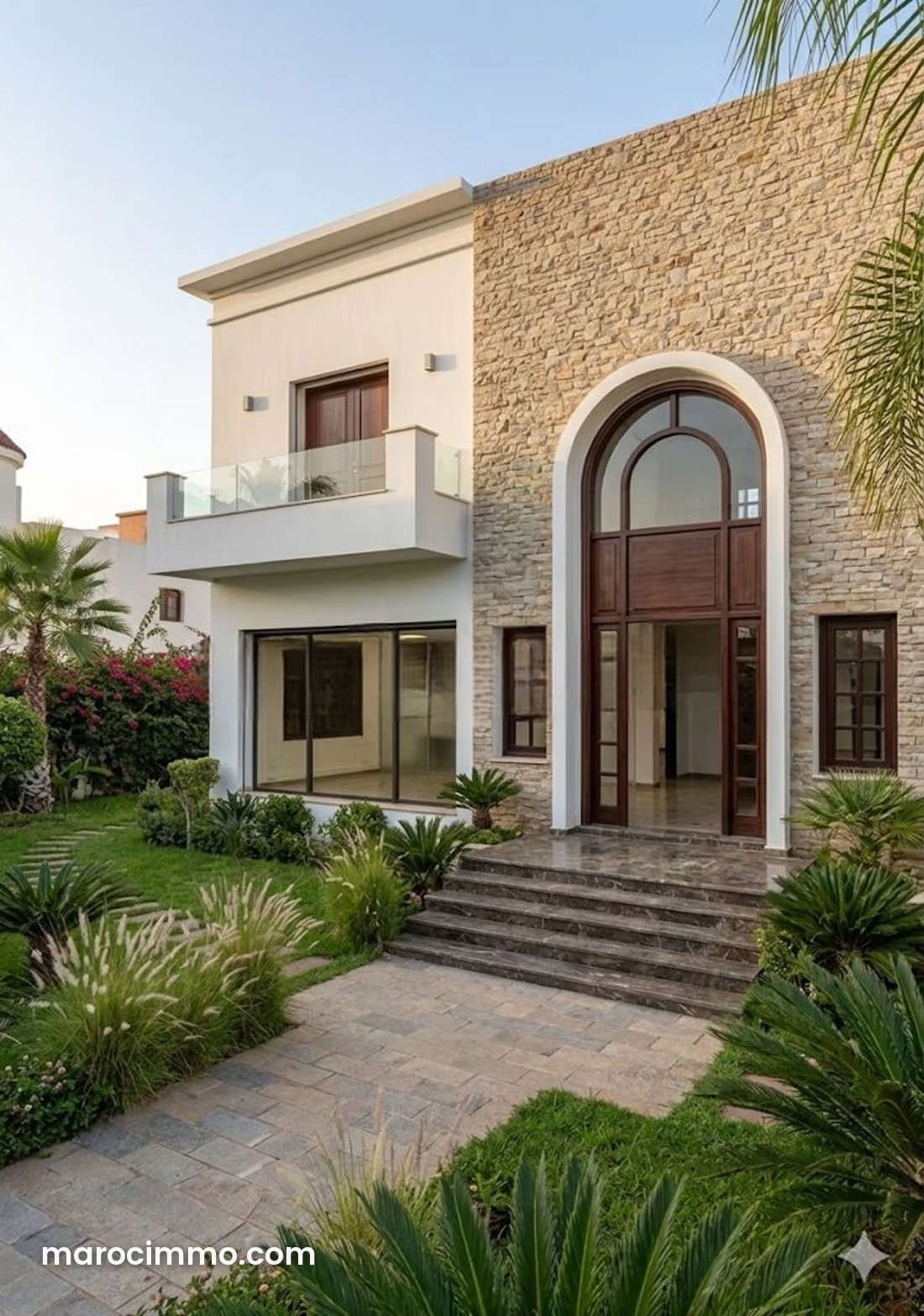 750 sqm villa for rent in El Manar El Hank, Casablanca, for professional use — Casablanca