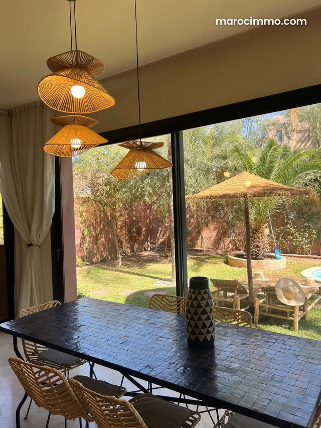 Vente d'un bel appartement à Ennakhil avec piscine privée — 2