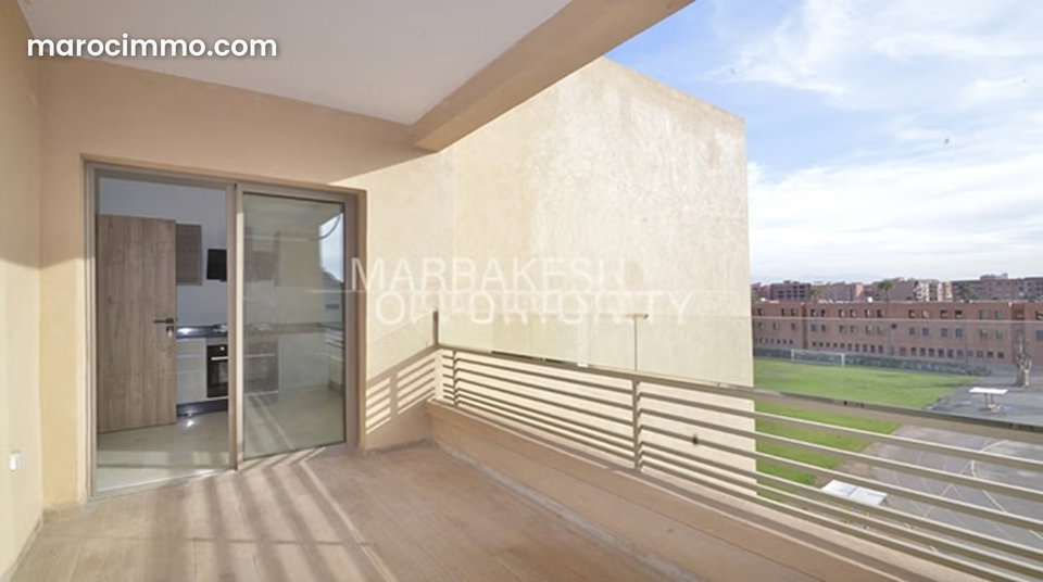 Bel appartement non meublé en location à Guéliz
