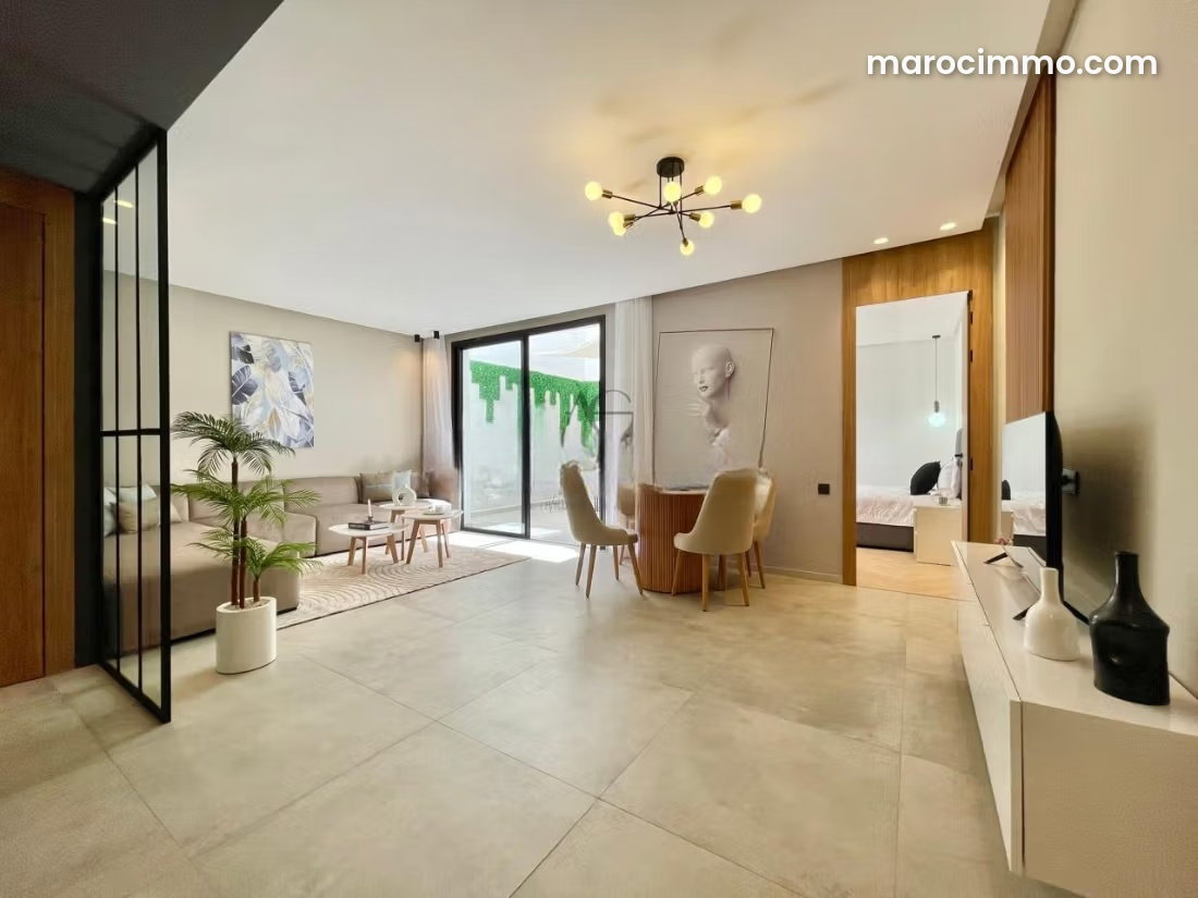 Furnished Apartment with Garden, Maarif, Casablanca — Casablanca