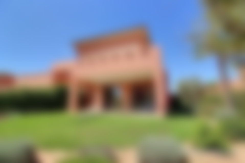 Villa de plain, pied à louer, Palmeraie Marrakech, jardin et piscine