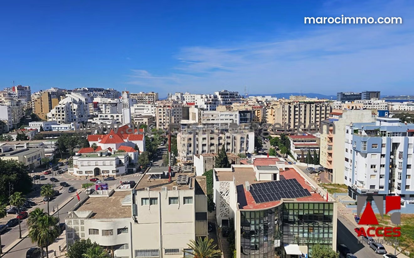 شقة بتراس وإطلالة بحرية للبيع بحي الإداري طنجة — طنجة