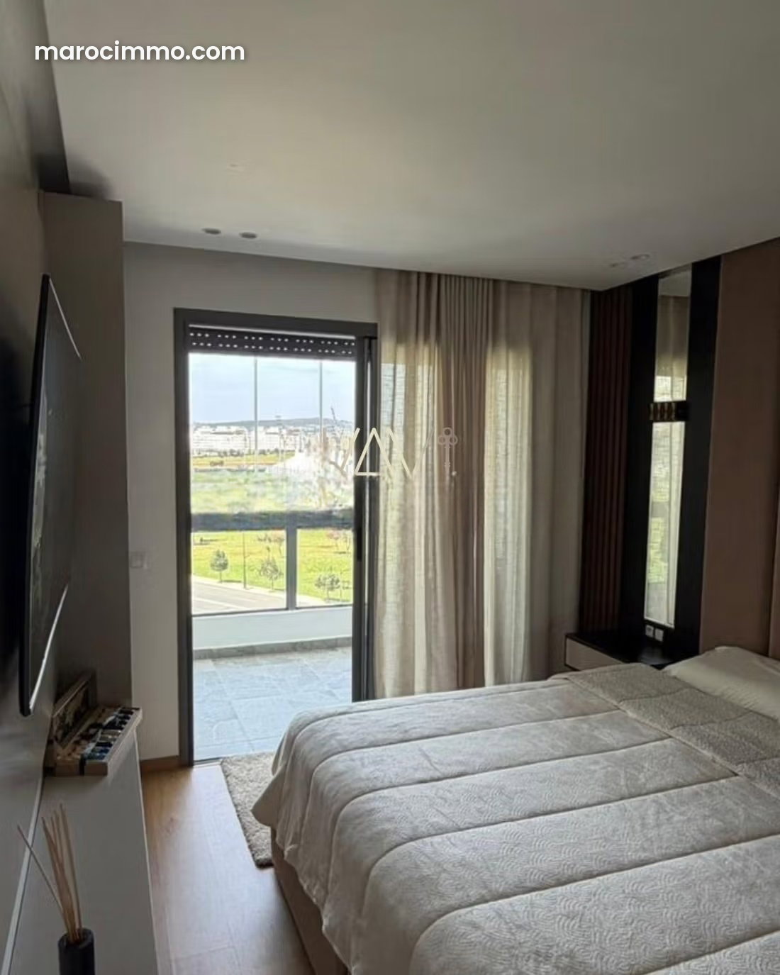 Appartement 92 m², 2 chambres avec suite, garage, Marjane Tanger — Tanger
