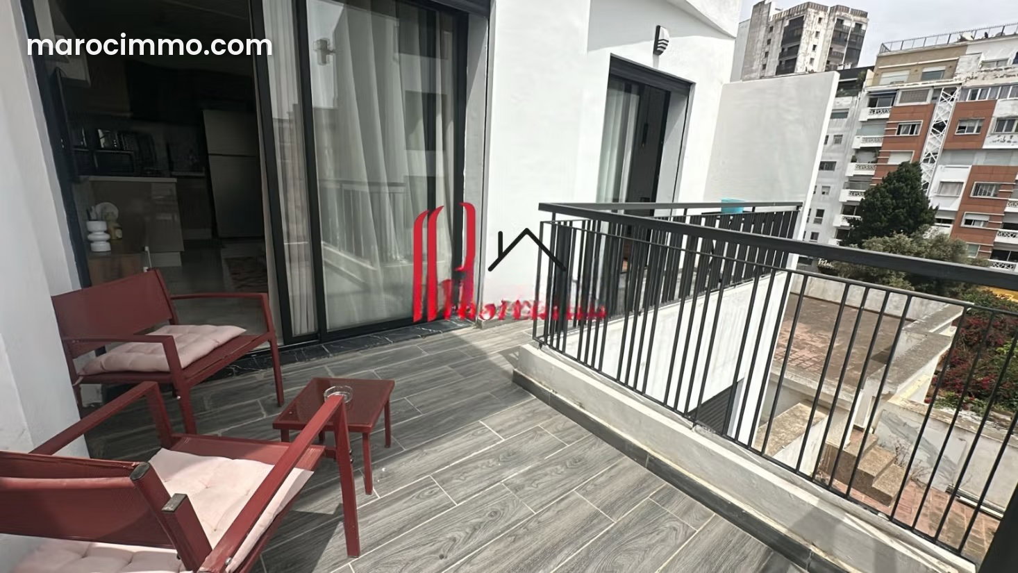 Appartement meublé avec terrasse à louer au Palmier Casablanca — Casablanca