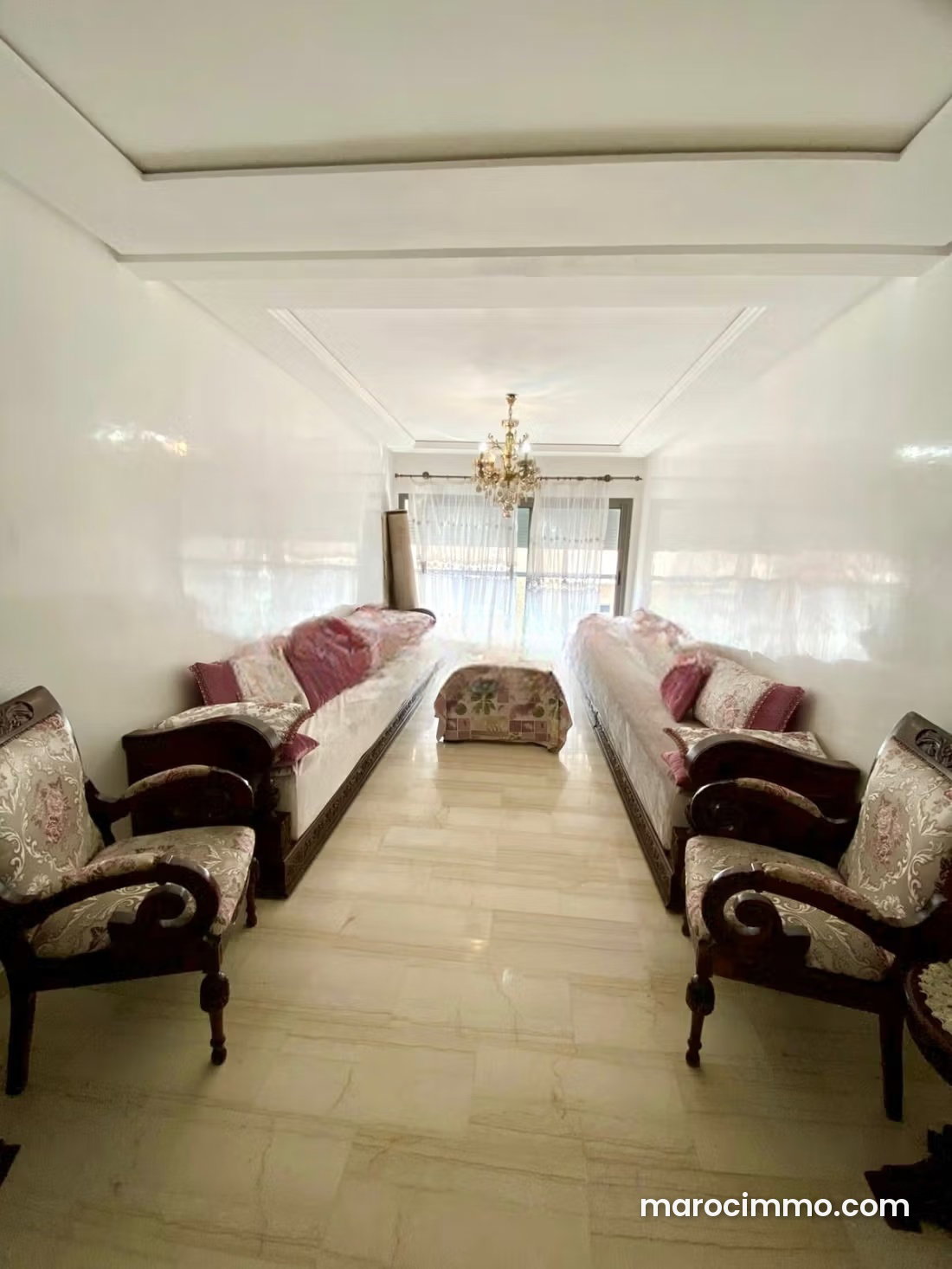 Furnished 96 m² Apartment, 2 Bedrooms, Maârif Extension, Casablanca — Casablanca