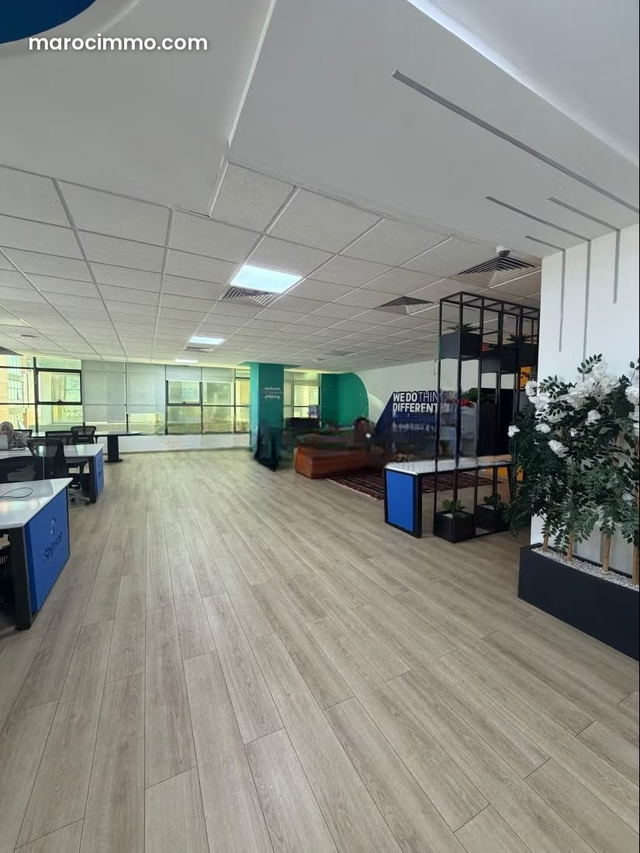Furnished Office for Rent in Sidi Maarouf, 250m2 — Casablanca