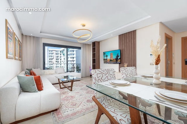 Appartement meublé haut standing à louer Emplacement premium à Rabat — 2