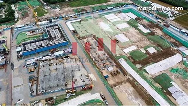 Terrain industriel de 18 Hect de surface en zone i5 au sein de la zone industrielle mansoria a la vente accès autoroutier immédiat — Bouznika