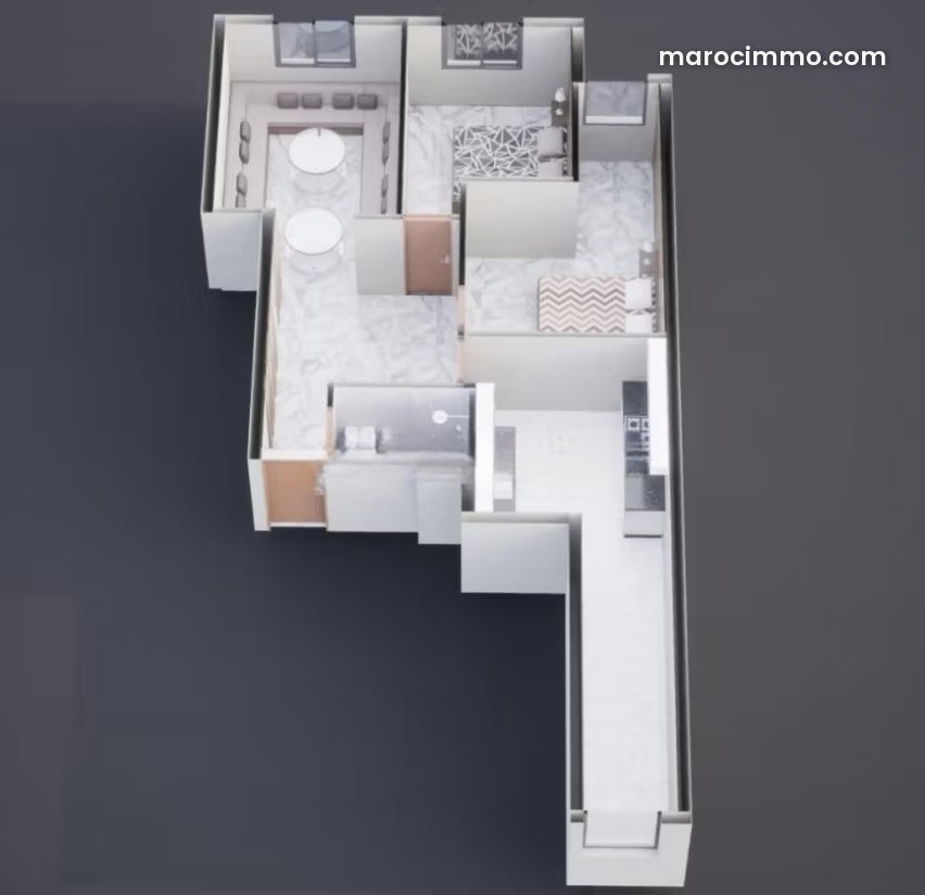 Two-Bedroom Apartment for Sale in Hay Targa, Marrakech — Marrakesh