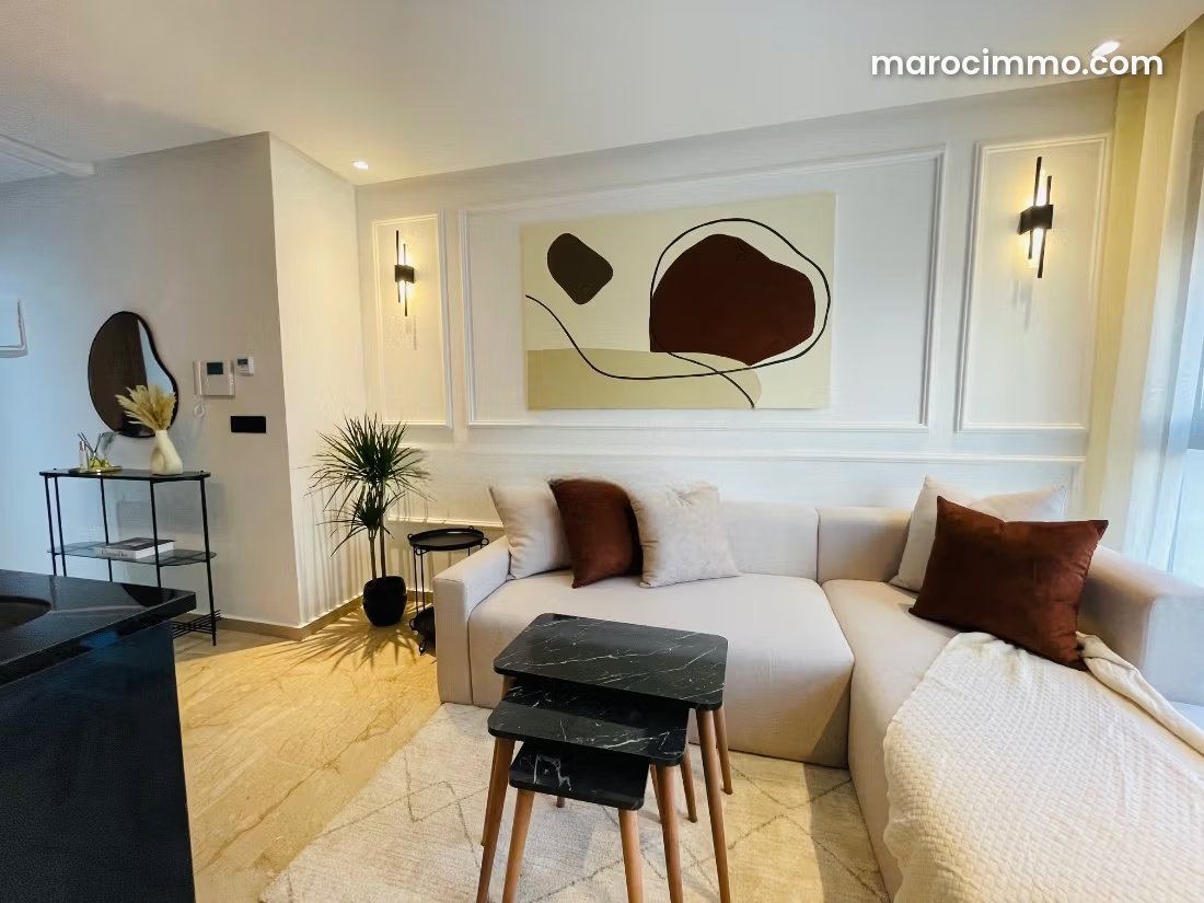 Studio meublé avec terrasse, Palmier, Casablanca — Casablanca