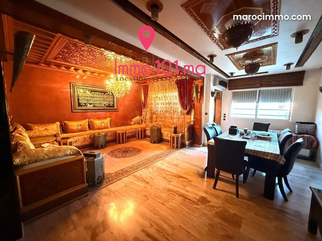 Spacious 218 m² Family Apartment, 4 Bedrooms, Wifak, Temara — Temara