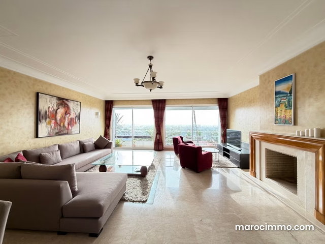 3 chambres meublé avec vue mer à la location à Ain Diab — 3