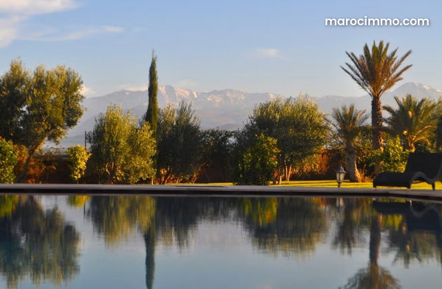 Villa riad vue atlas marrakech rte Ourika — 3