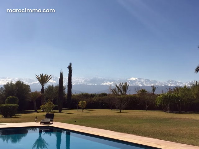 Villa riad vue atlas marrakech rte Ourika — 2